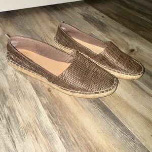 Old Navy Metallic Brown Espadrilles